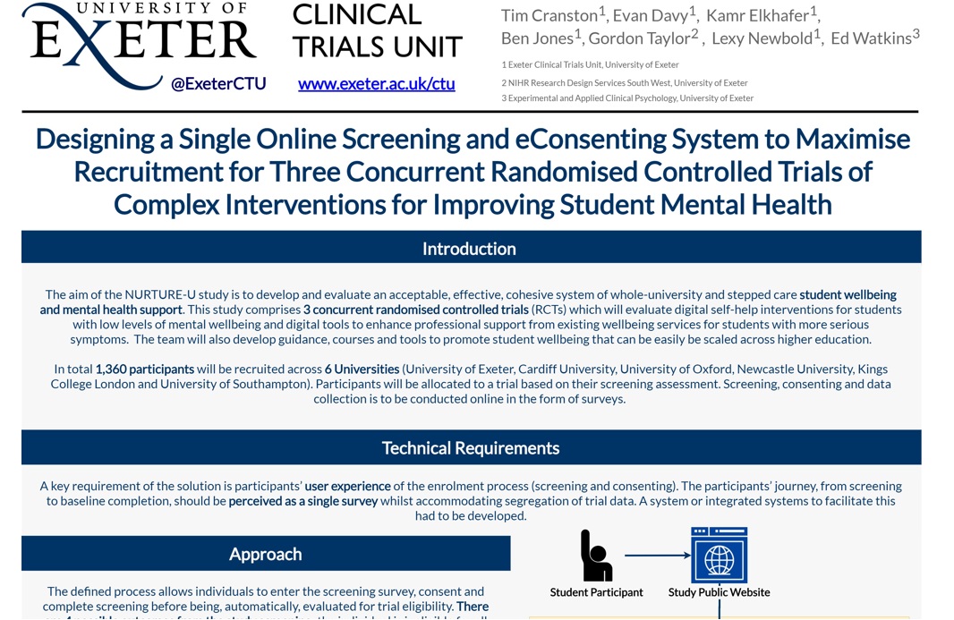 Designing a Single Online Screening and eConsenting System